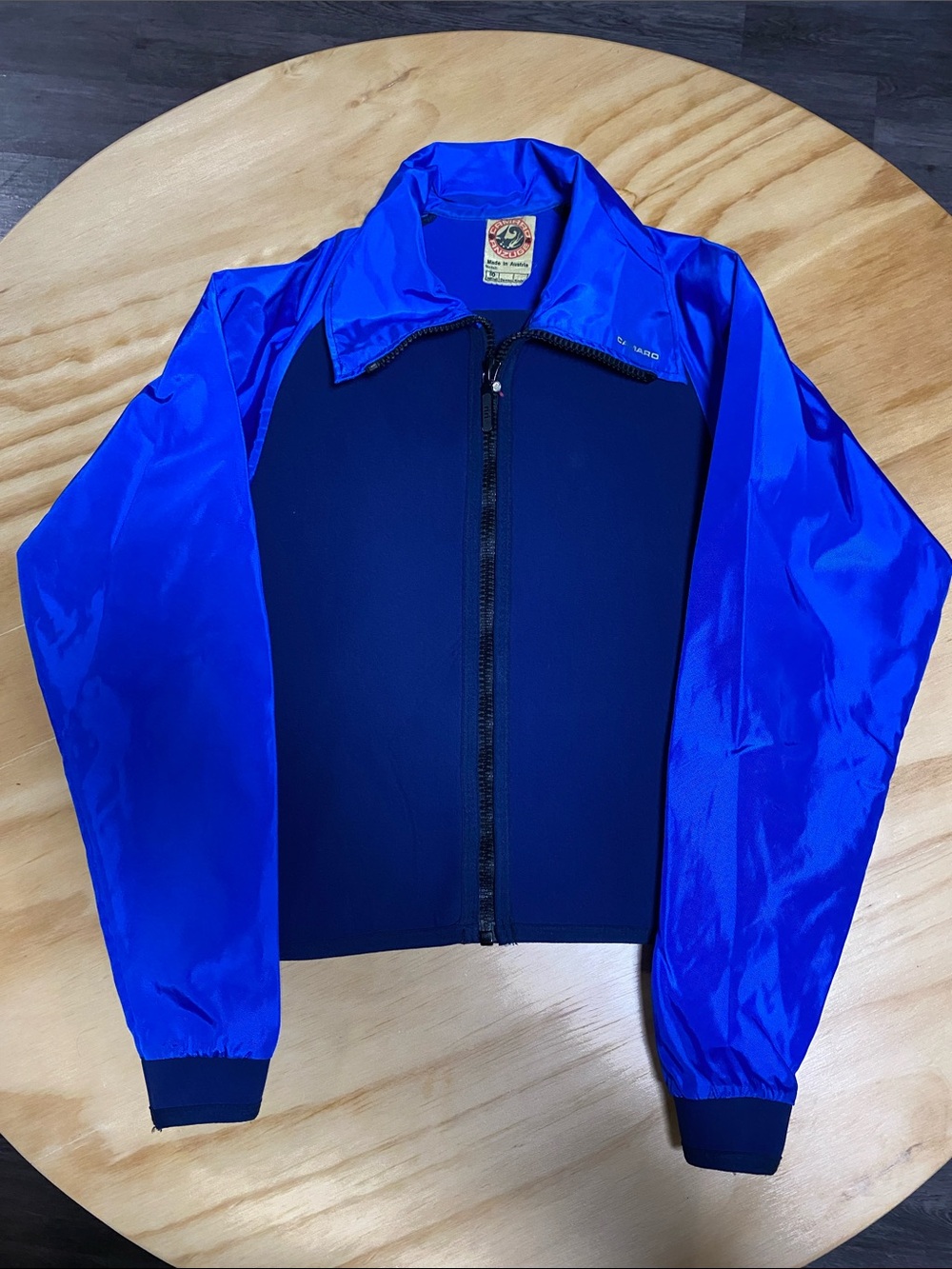 Men's Blue Ski & Snowboard Jacket with Full Zip - made in Austria